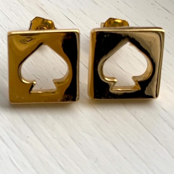 Kate Spade Hole Punch Ace Stud Earrings - Picture 1 of 2